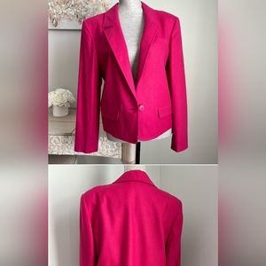 Vintage 80s Miss Pendleton 100% Virgin Wool Made in USA Blazer Suit Jacket 16